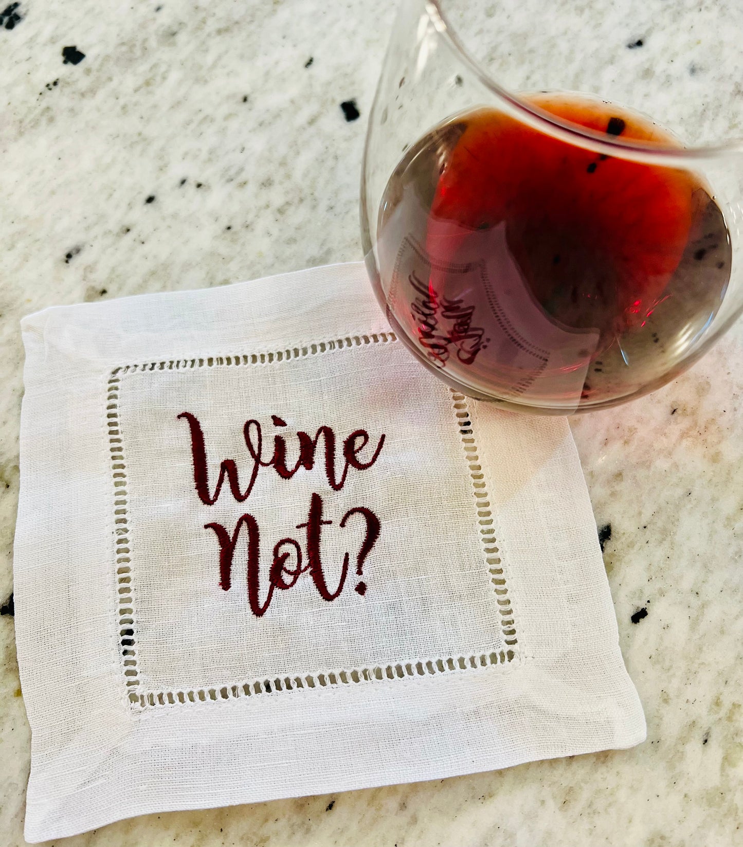 Wine Not? Cocktail Napkin (Set of 4)