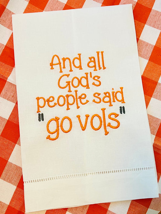 “Go VOLs” Tea Towel