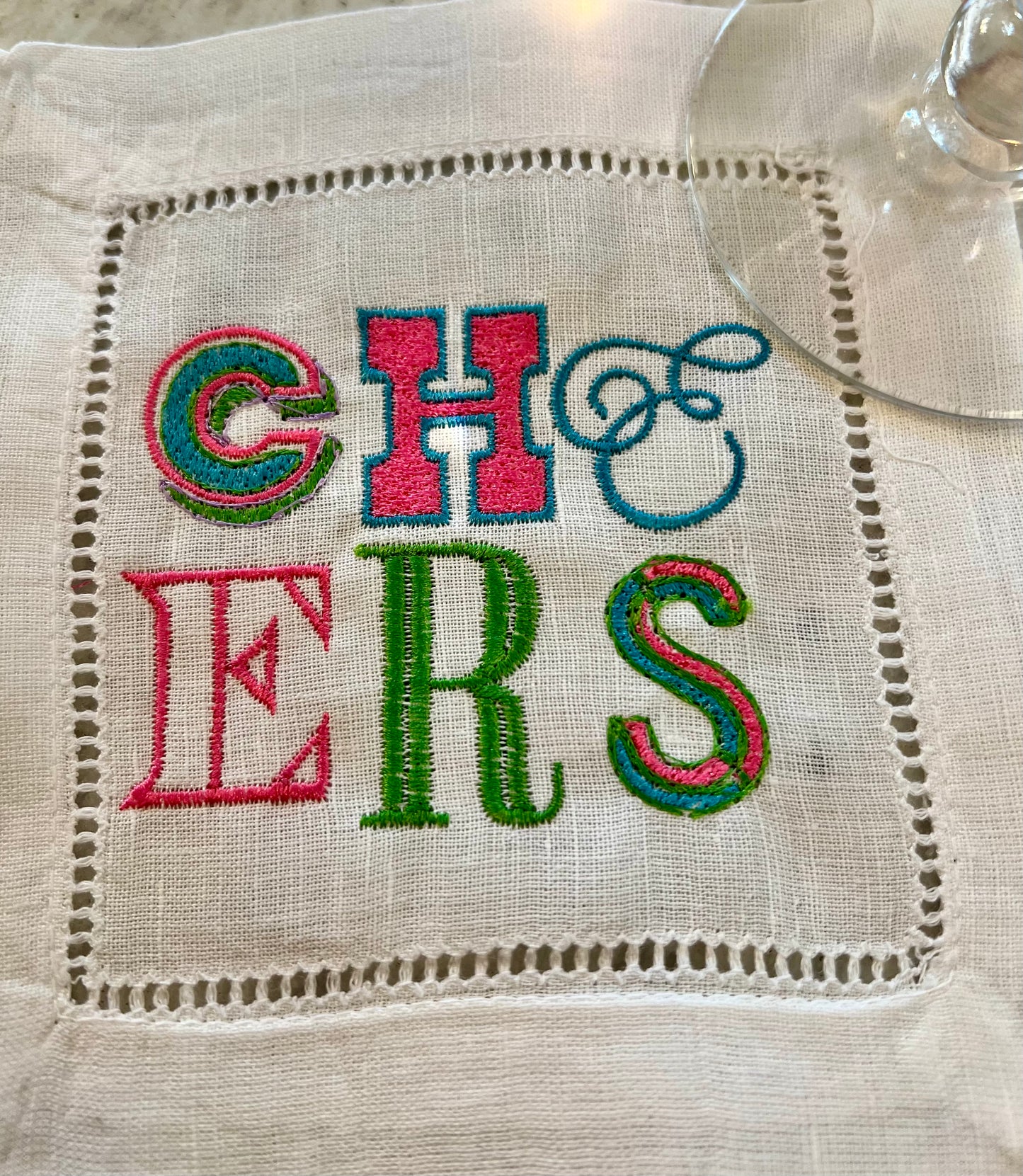 Crazy Cheers Cocktail Napkin