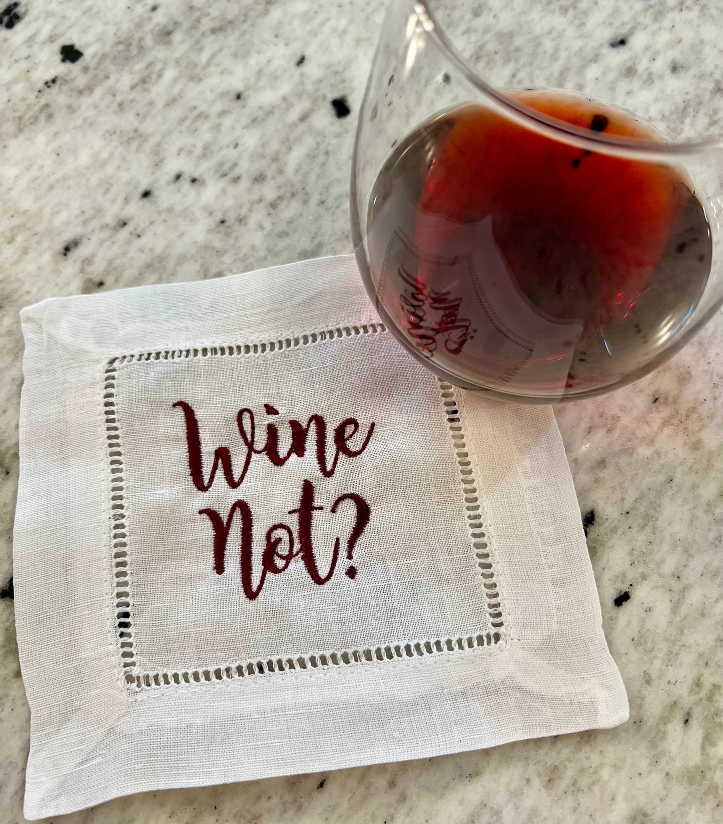 Wine Not? Cocktail Napkin