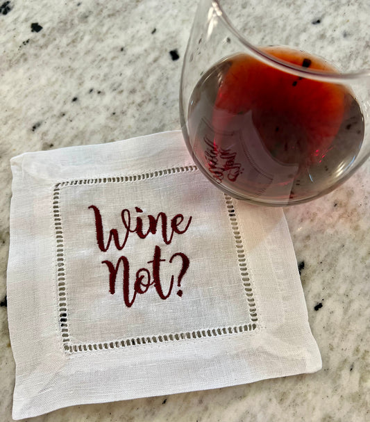 Wine Not? Cocktail Napkin