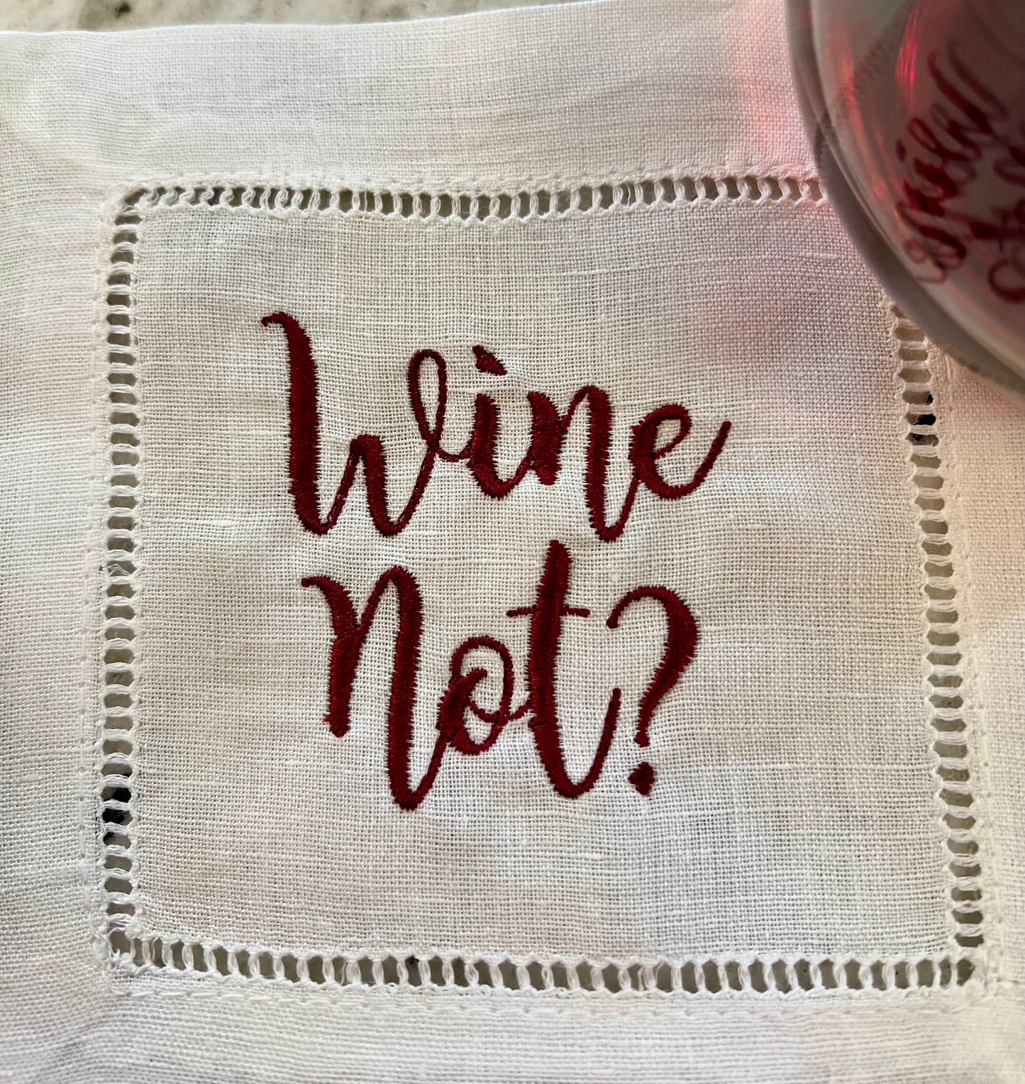 Wine Not? Cocktail Napkin