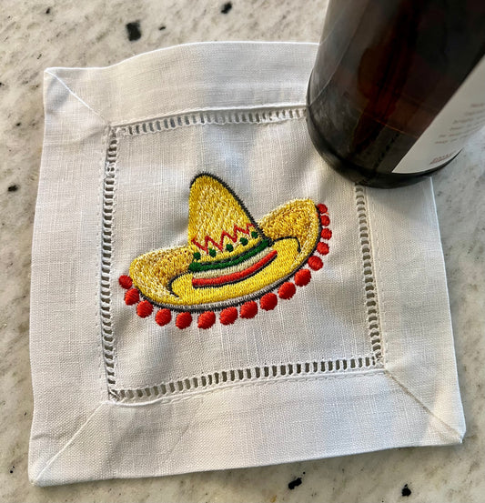 Sombrero Cocktail Napkin